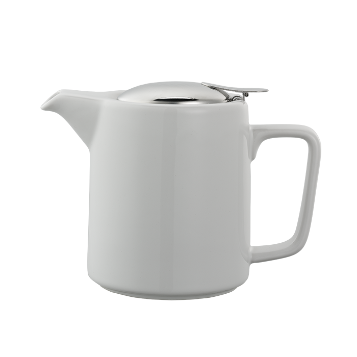 Service Ideas Tea Pot, Washington Style, 16 oz, Ceramic, White - TPCW16WH