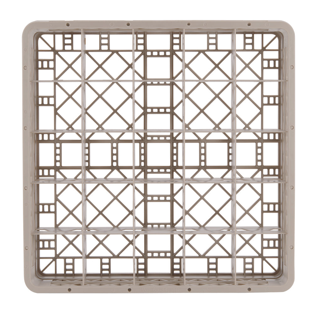 Vollrath | Traex Porte-vitres avec 2 rallonges, 25 compartiments, beige