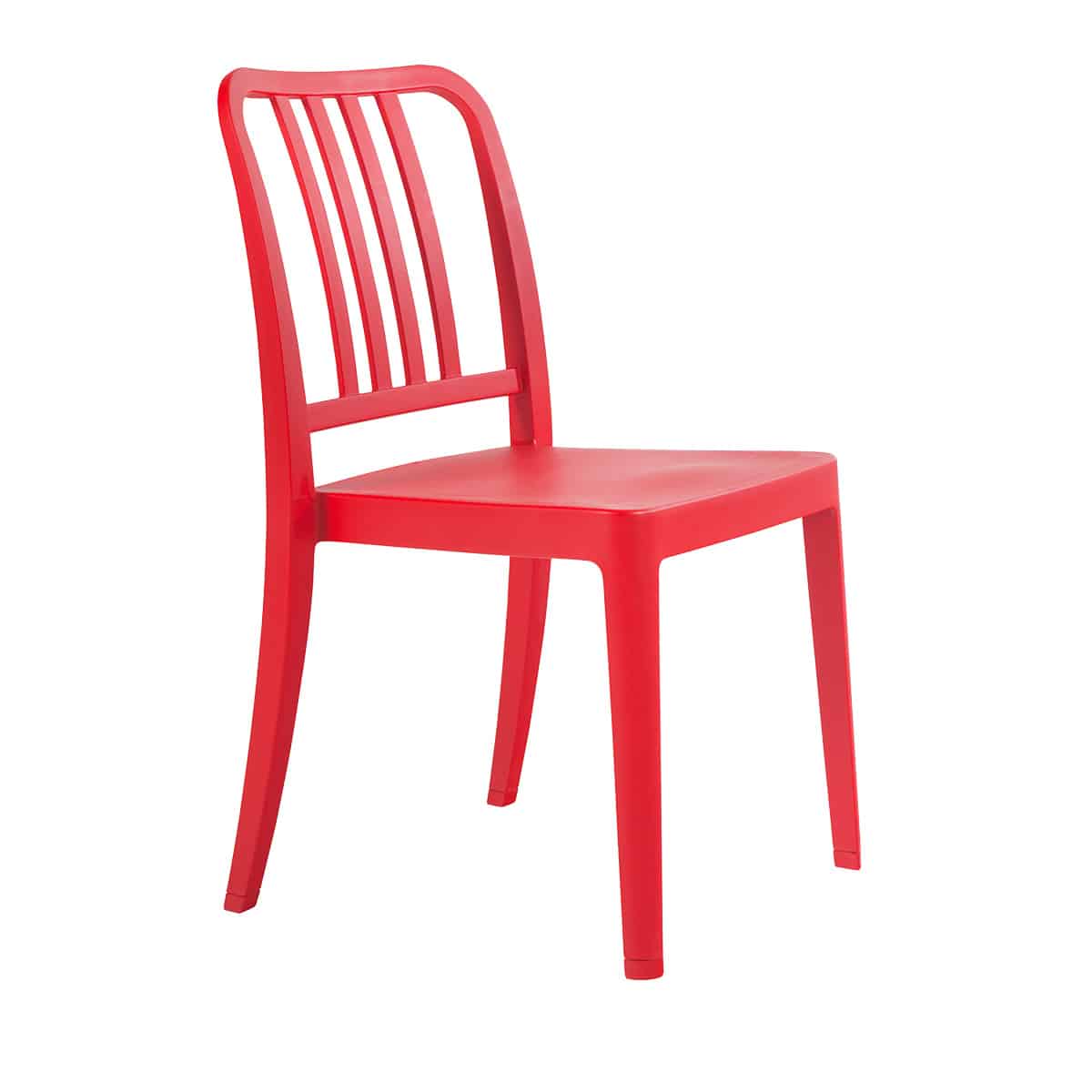 Papatya | Chaise d’appoint Varia, rouge (paquet de 4)