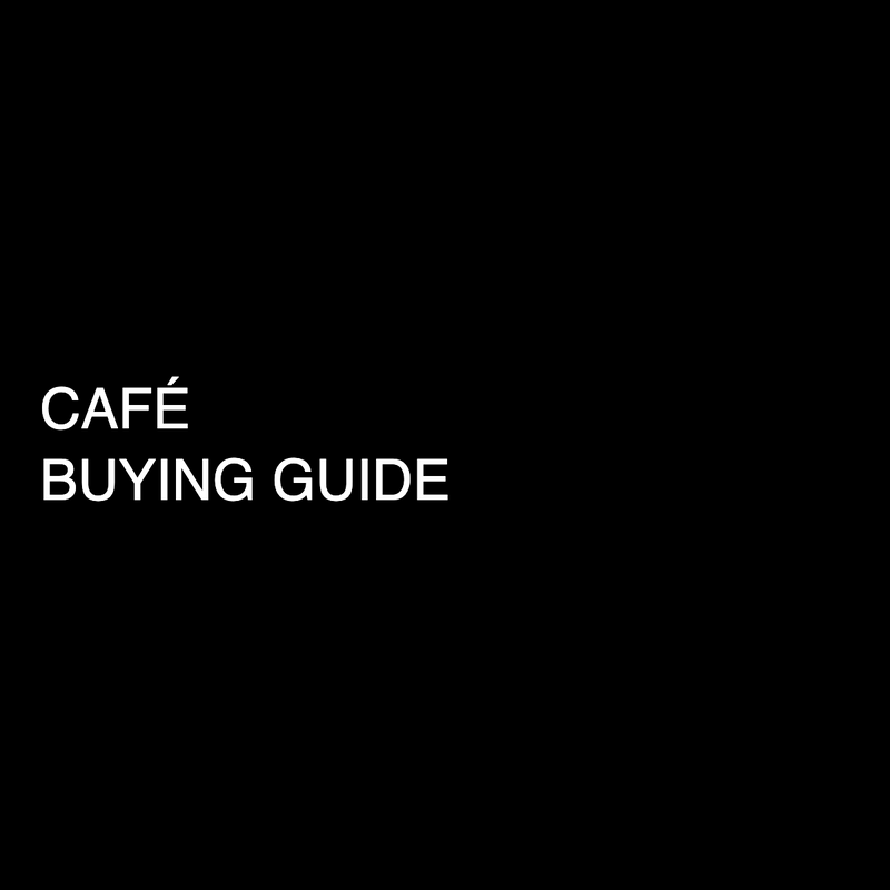 Café Cooking Equipment Buying Guide