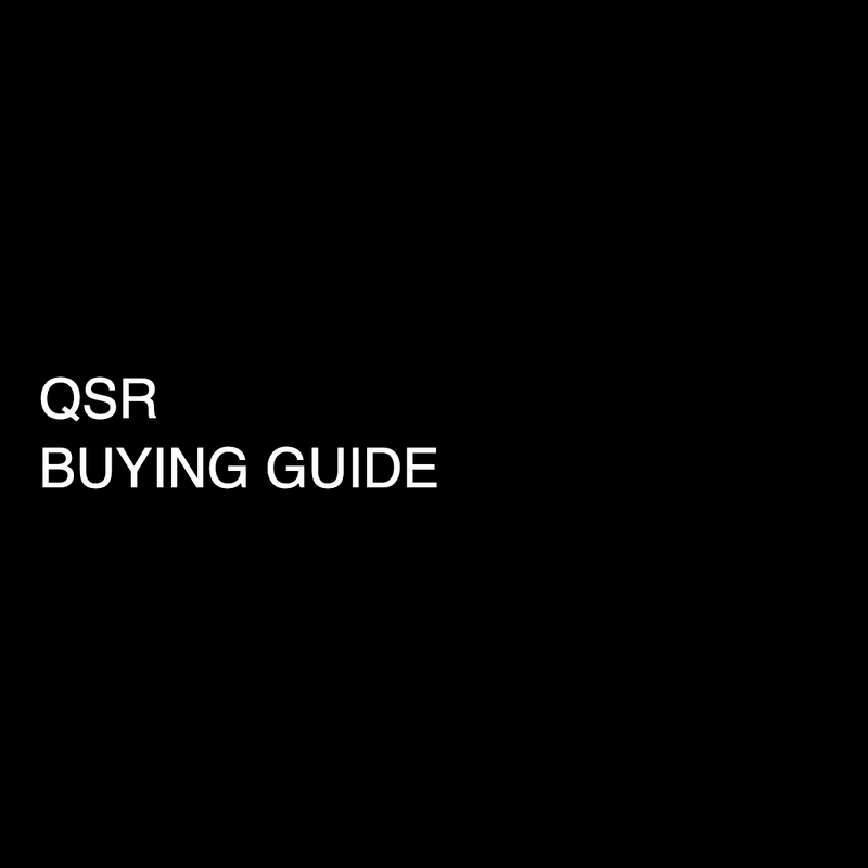 QSR Cooking Equipment Buying Guide