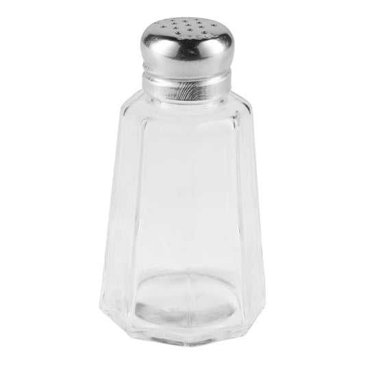 Browne | Salt & Pepper Shaker, 2 oz, Glass/Stainless Steel