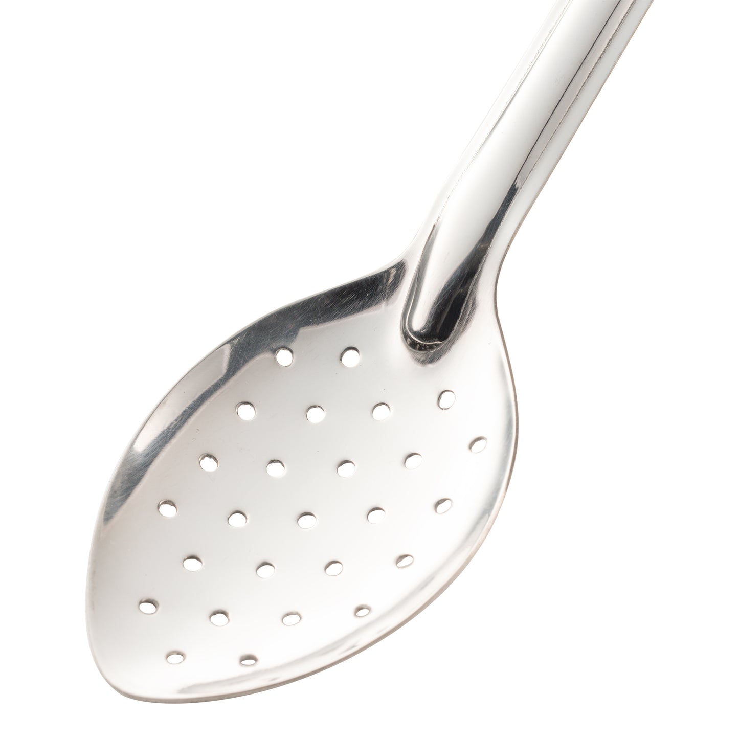 Browne | Perforated Serving Spoon, 11", Black Handled