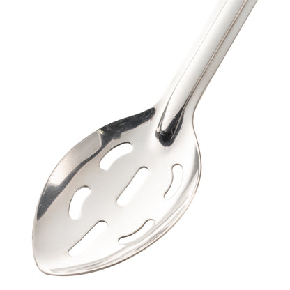 Browne | Slotted Serving Spoon, 11", Black Handled