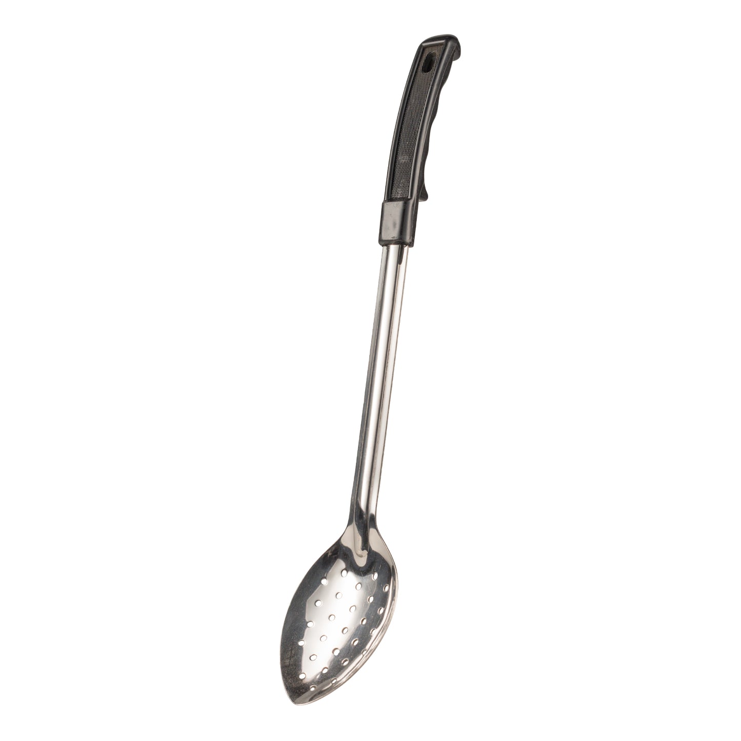 Browne | Perforated Serving Spoon, 15", Black Handled