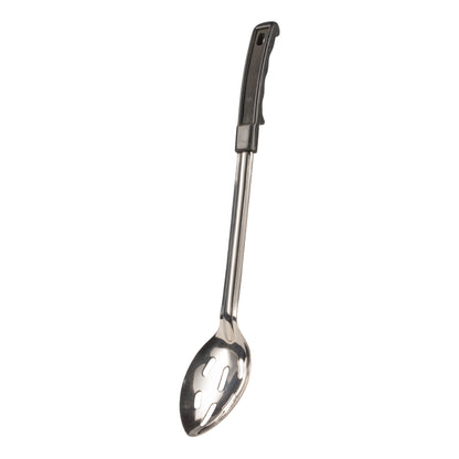 Browne | Slotted Serving Spoon, 15", Black Handled