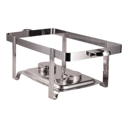 Browne | Economy Roll Top Chafer, Rectangular, Stainless Steel