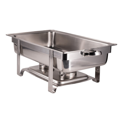 Browne | Economy Roll Top Chafer, Rectangular, Stainless Steel