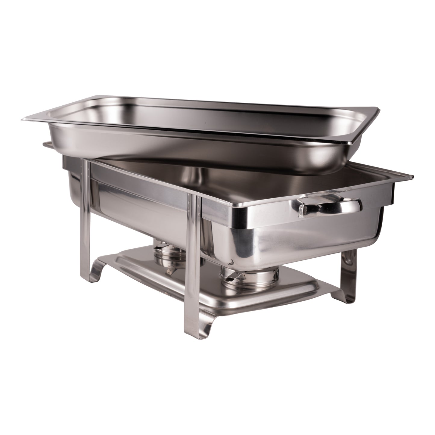 Browne | Economy Roll Top Chafer, Rectangular, Stainless Steel