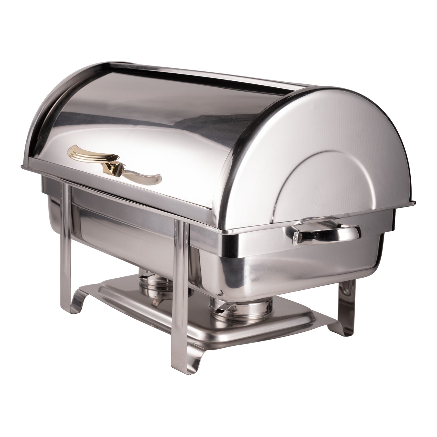 Browne | Economy Roll Top Chafer, Rectangular, Stainless Steel