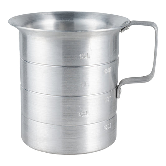 Browne | Liquid Measuring Cup with Handle, 2 qt, Aluminum