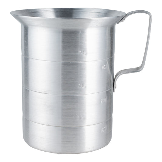 Browne | Liquid Measuring Cup with Handle, 4 qt, Aluminum