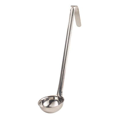 Browne | Optima One-Piece Ladle, 4 oz, Stainless Steel