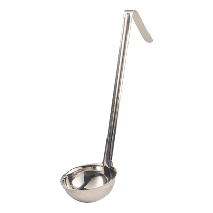 Browne | Optima One-Piece Ladle, 8 oz, Stainless Steel