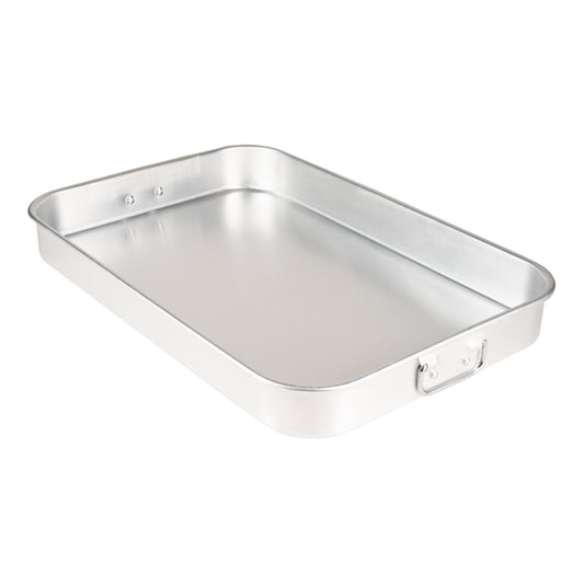 Browne | Thermalloy Roast Pan w Straight Sides, 18.7" x 12.8", Aluminum