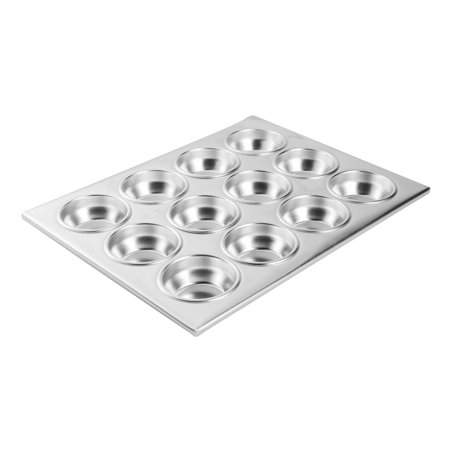 Browne | Muffin/Cupcake Pan, 12 cup x 3 oz, Aluminum