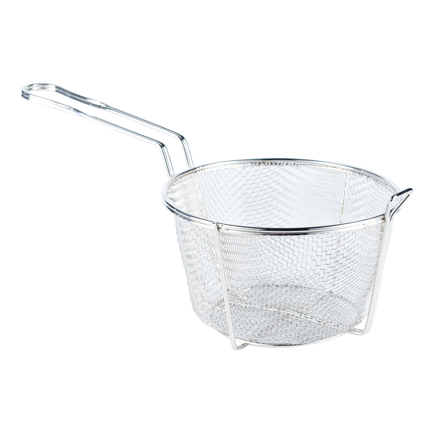 Browne | Wire Fry Basket, Round, Medium Mesh, 8.5"