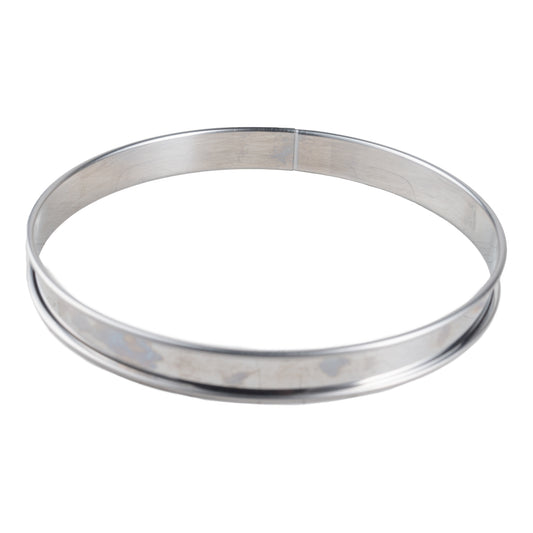 Gobel | Tart Ring, Rolled Edge, 7", Stainless Steel