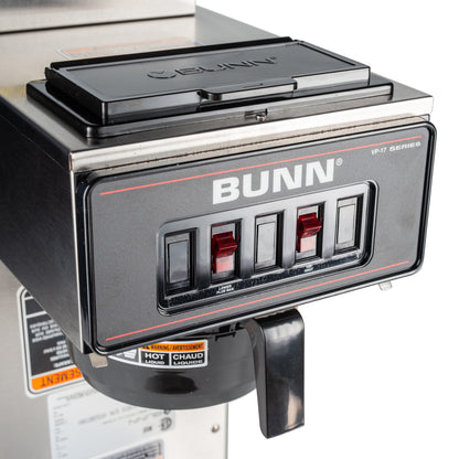 BUNN | VP17-2 Coffee Brewer, 2 Warmers, 120V, Stainless Steel