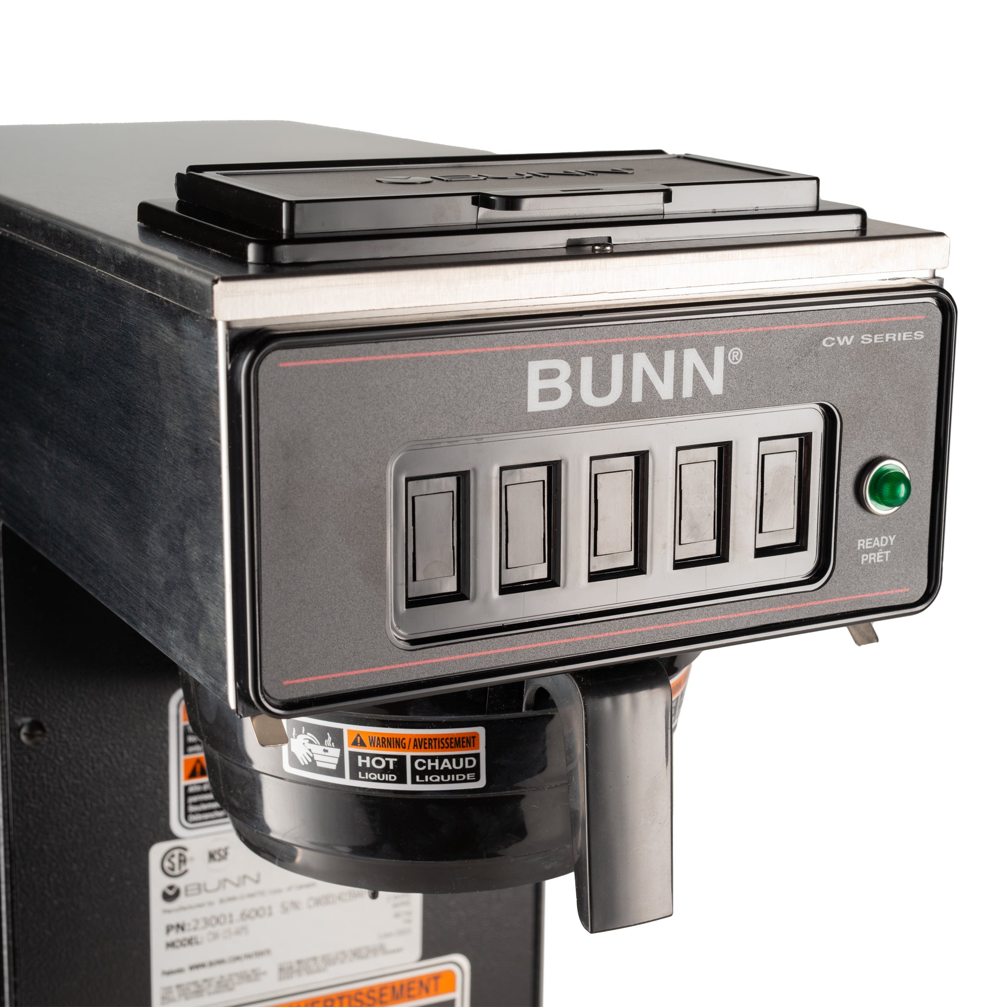 BUNN CW15-APS Airpot Dispensed Coffee Brewer, 120V, Black