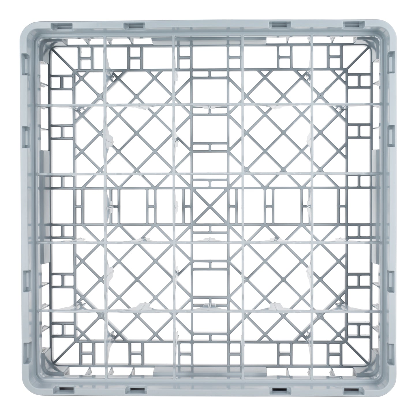 SignatureWares | Glass Rack, 25 Compartment, 3 5/8" High, Grey