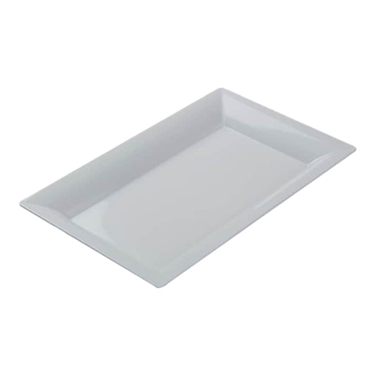 American Metalcraft | Rectangular Platter, 21" x 13", White Melamine (4-pack)