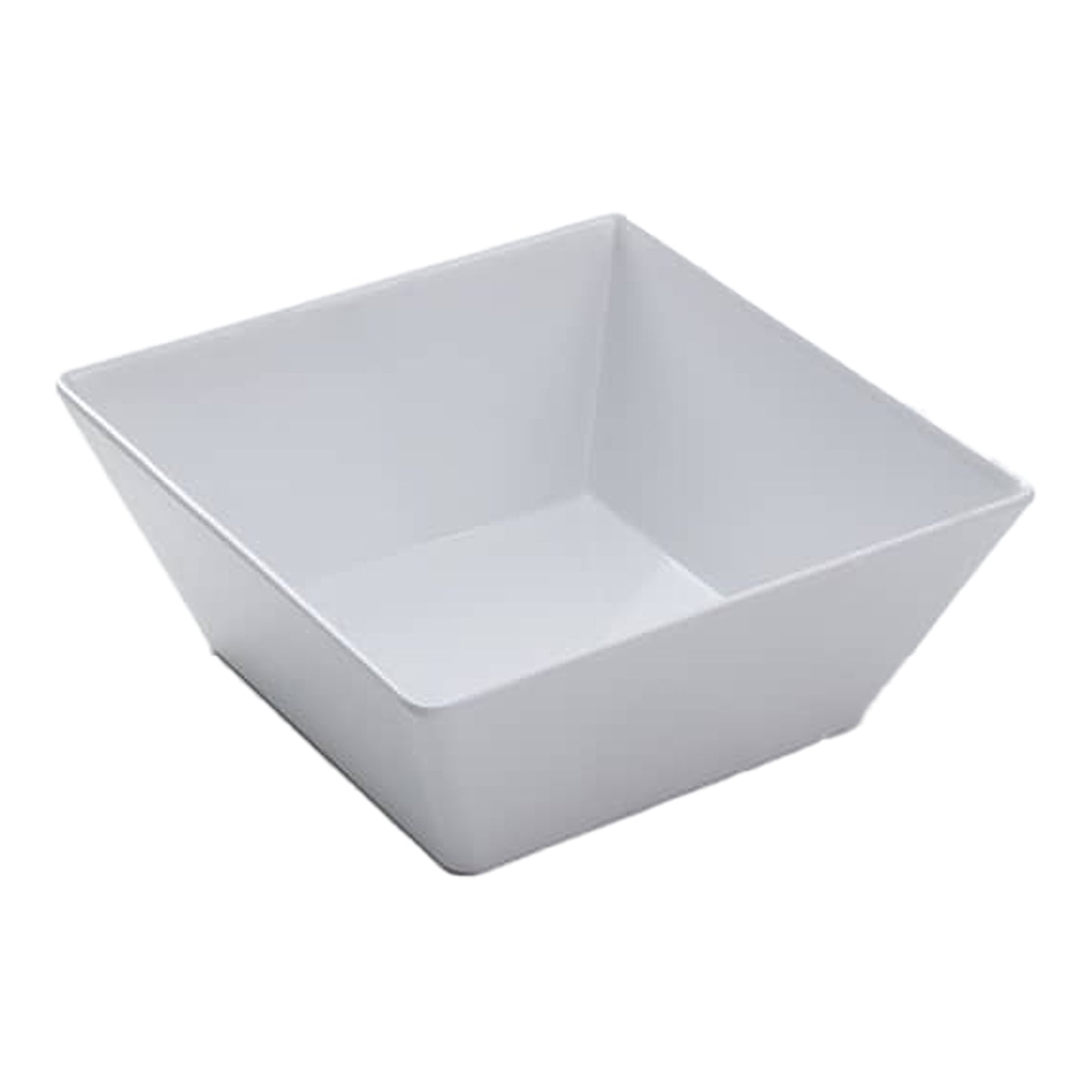 American Metalcraft | Endurance Square Bowl, 9.5", White Melamine (8-pack)