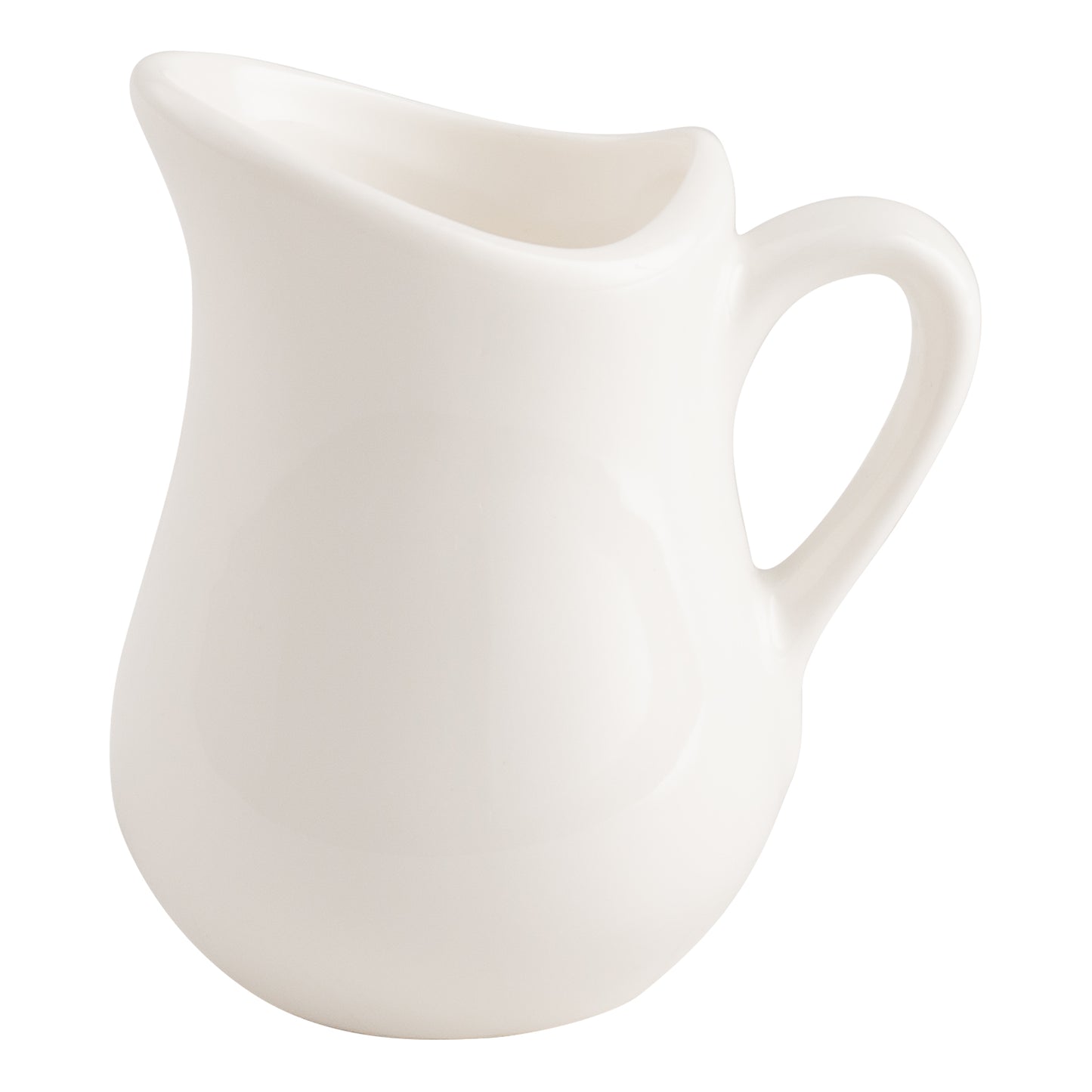 American Metalcraft | Bell Shaped Creamer, 2 oz, White Porcelain