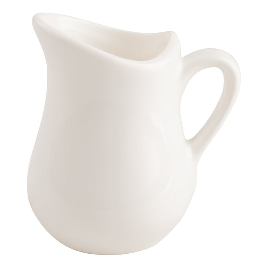 American Metalcraft | Bell Shaped Creamer, 2 oz, White Porcelain