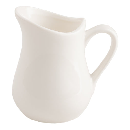 American Metalcraft | Bell Shaped Creamer, 4 oz, White Porcelain