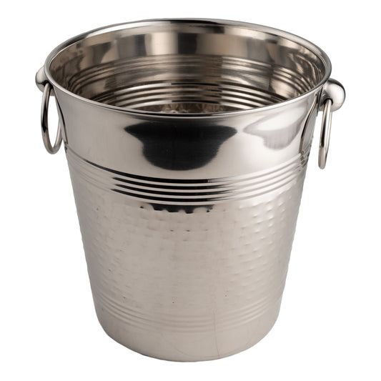 American Metalcraft | Wine Bucket, Hammered Finish Stainless Steel