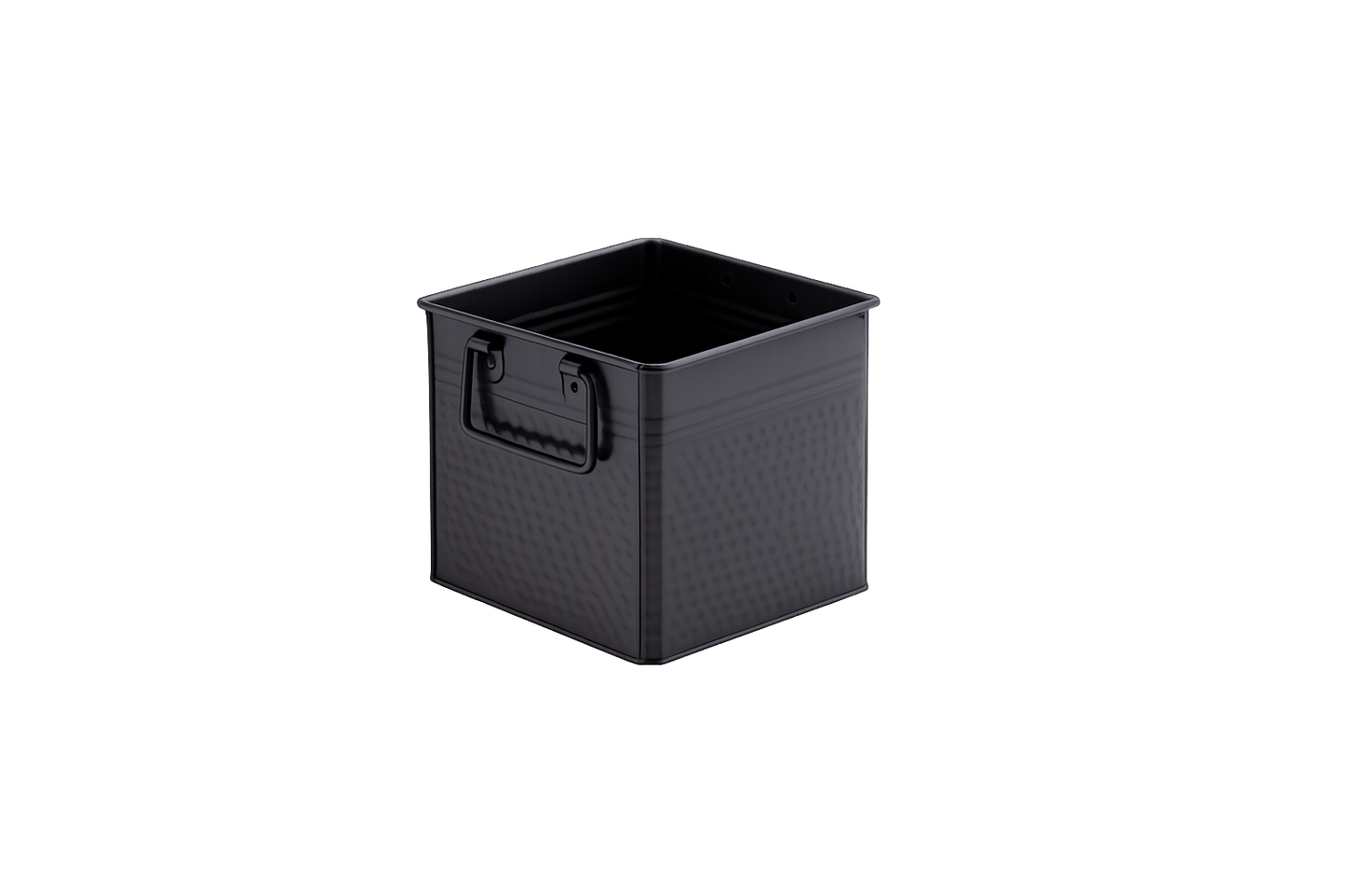 American Metalcraft Square Hammered Beverage Tub, Black, 6.25" x 5-34" - BEVB556
