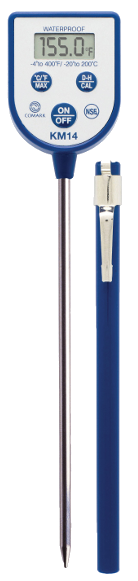 Comark KM14 Waterproof Dishwasher Thermometer, -4°F to 400°F - KM14