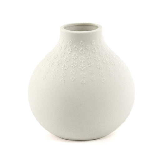 Vase à bulbes Danesco Bouquet, 10,9 cm, blanc (lot de 4)