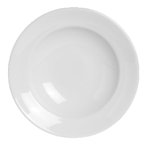 Steelite | Assiette à soupe/pâtes Monaco Vogue, 9 1/2 po, blanc (paquet de 24)