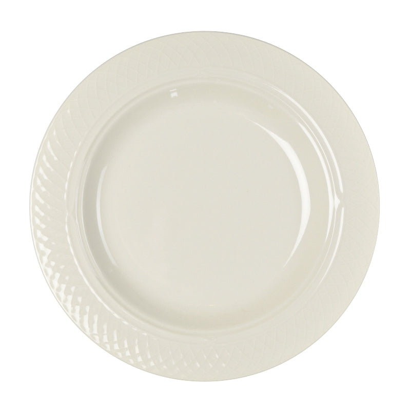 Steelite Homer Laughlin Gothic Rim Soup, 10 1/2 oz, Ivory (24-pack) - HL3567000