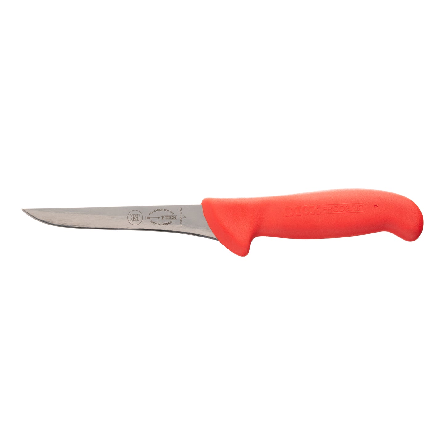 F. Dick | ErgoGrip Narrow Boning Knife, 5", Red