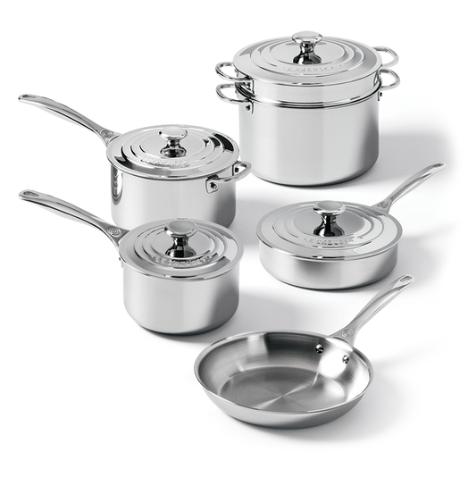 Le Creuset 10-Piece Stainless Steel Cookware Set - view 1