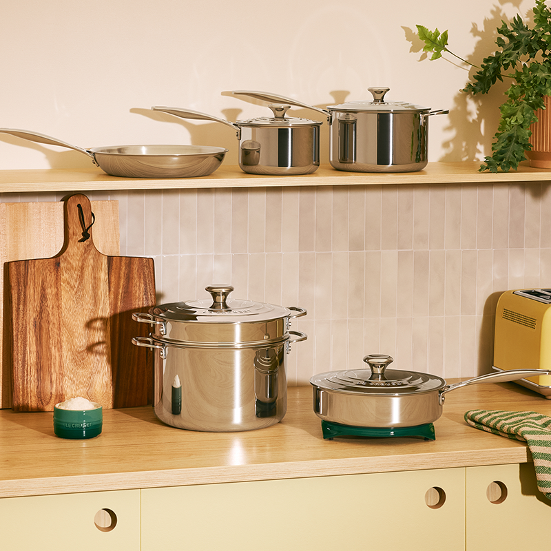 Le Creuset 10-Piece Stainless Steel Cookware Set - view 4