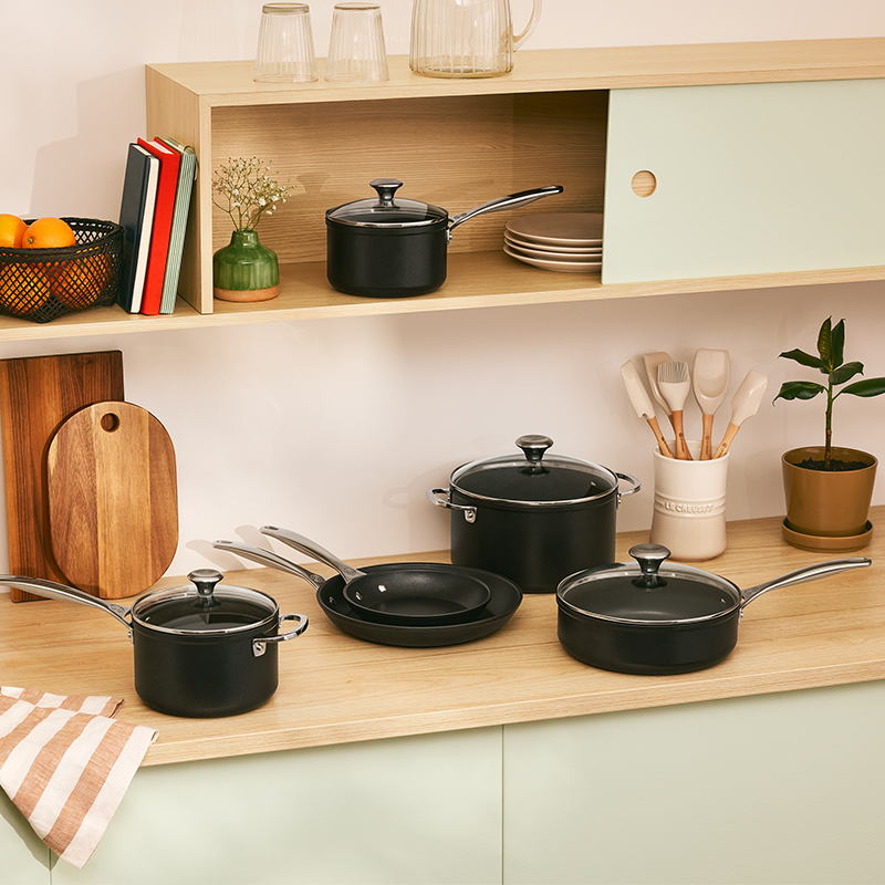 Le Creuset 10-Piece Toughened Nonstick Pro Cookware Set - view 2