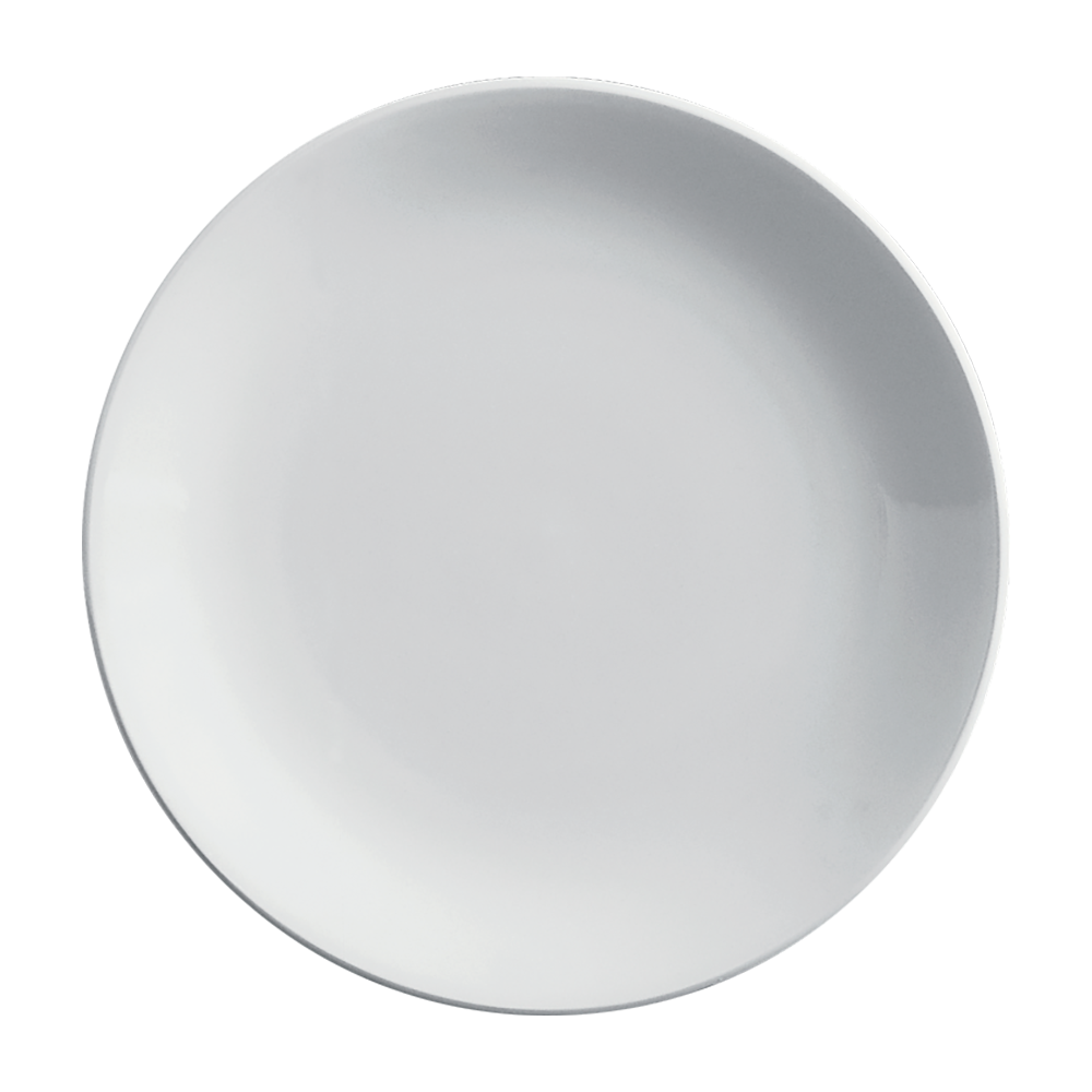 Cameo Imperial White Coupe Plate, 12" (12-pack) - 210-121N