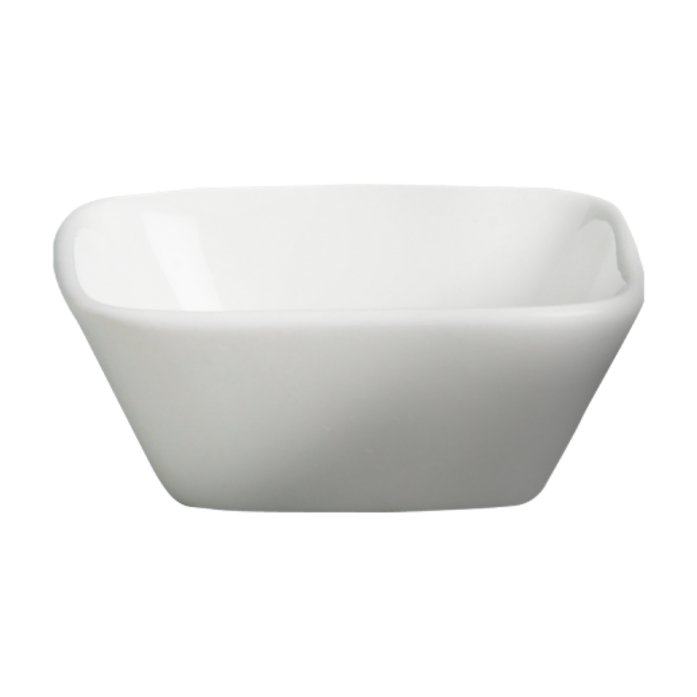 Cameo Square Square Sauce Dish, 3 1/4", 4 oz (12-pack) - 710-1552