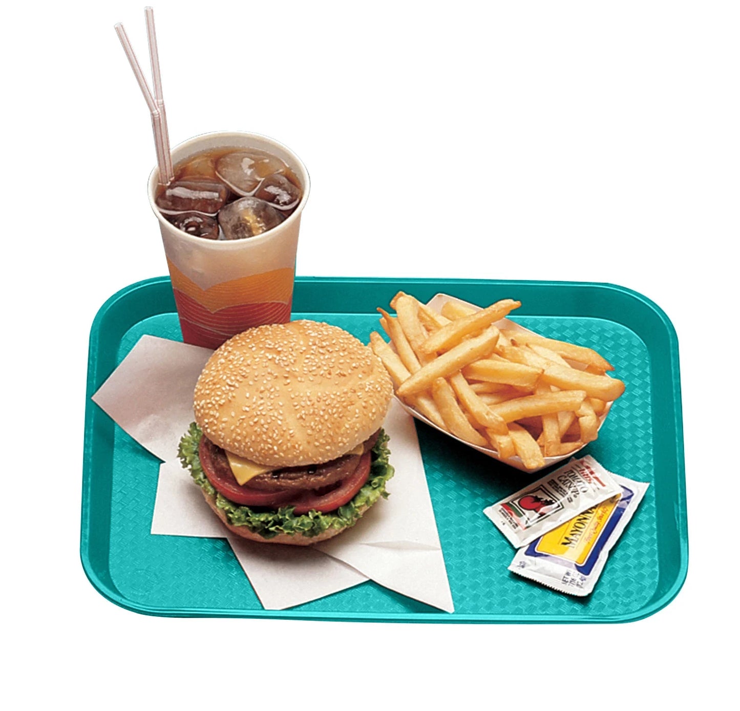 Cambro | Plateau de cafétéria rectangulaire, 12" x 16", vert