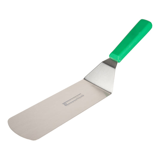 Canada Cutlery | Euro Culinary Rounded Corner Turner, 8", Green