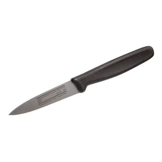 Canada Cutlery | Euro Culinary Paring Knife, 3 1/2", Black Handle