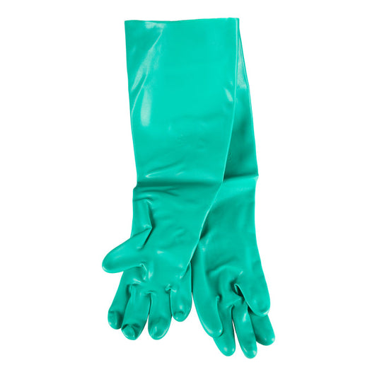 Regional Safety | Nitrile Gloves, Medium, 18" Green (1 pair)