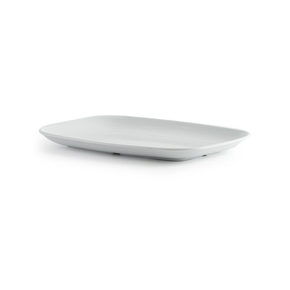Mistral MIRALYN Serving Platter, 13" x 9", White Melamine (6-pack) - 10317-02