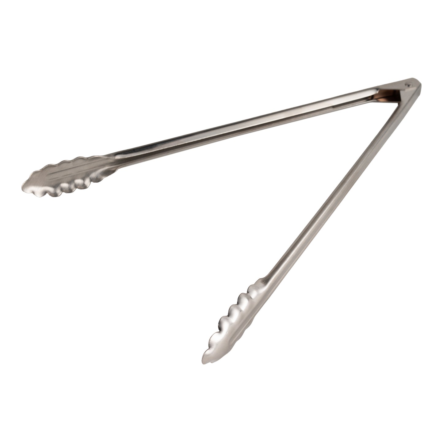 Edlund | 44 Series Heavy Duty Scallop Grip Tongs, 16", Stainless Steel