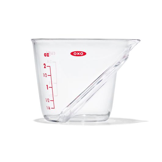 OXO Good Grips | Angled Measuring Cup, 1/4 cup, Clear