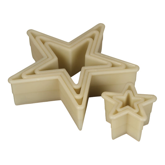 Mercer | Star Plain Cutters, 5 Piece Set, Nylon